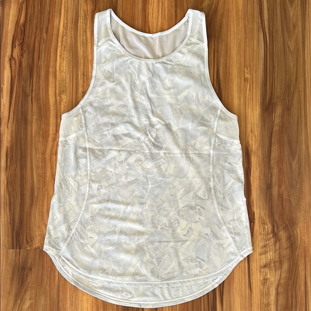 Lululemon Women's White Sleeveless Top